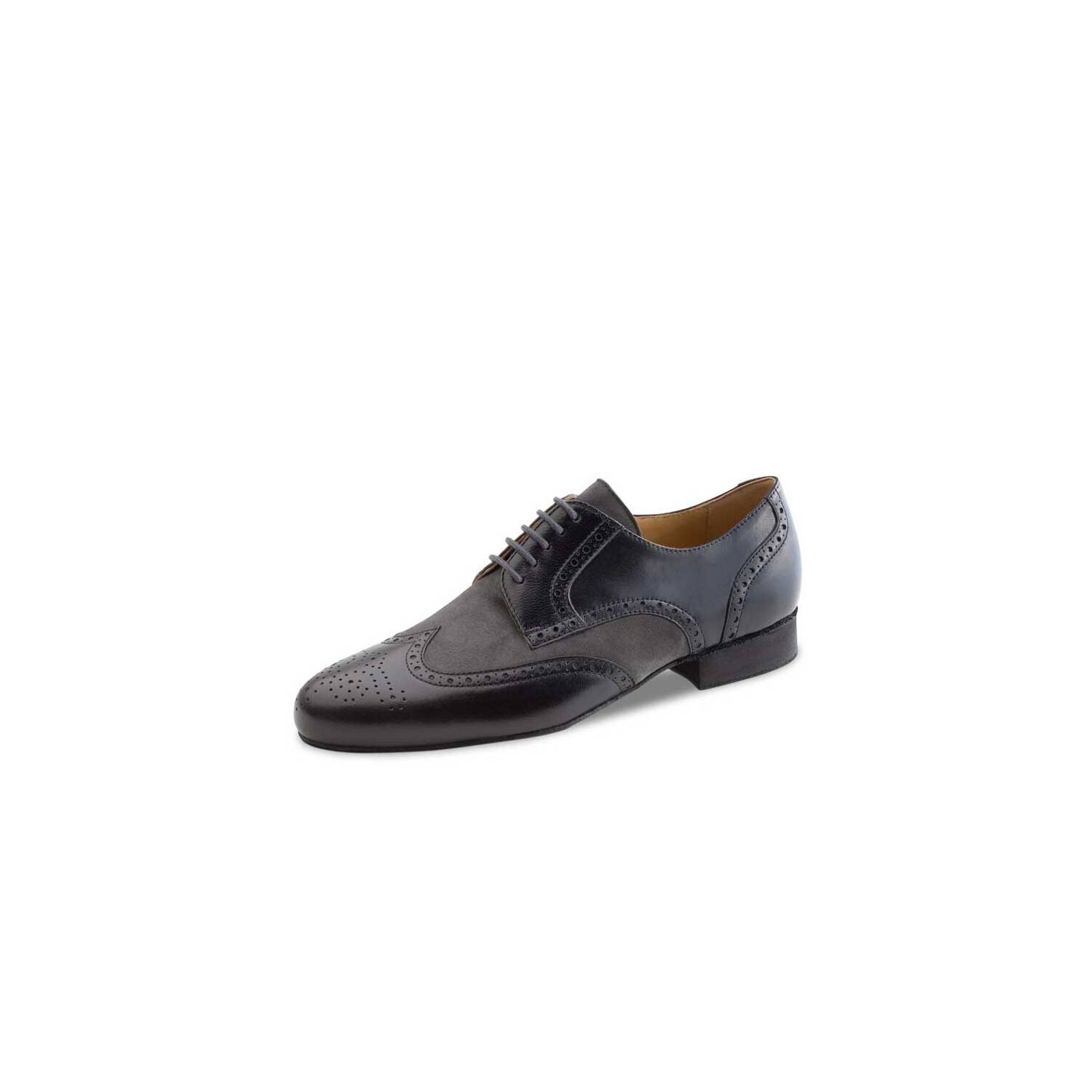 Werner Kern 28023 schwarz-grau Herrentanzschuhe
