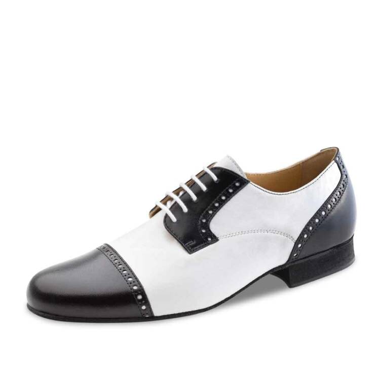 Werner Kern 28051 bergamo schwarz-weiß Herrentanzschuhe