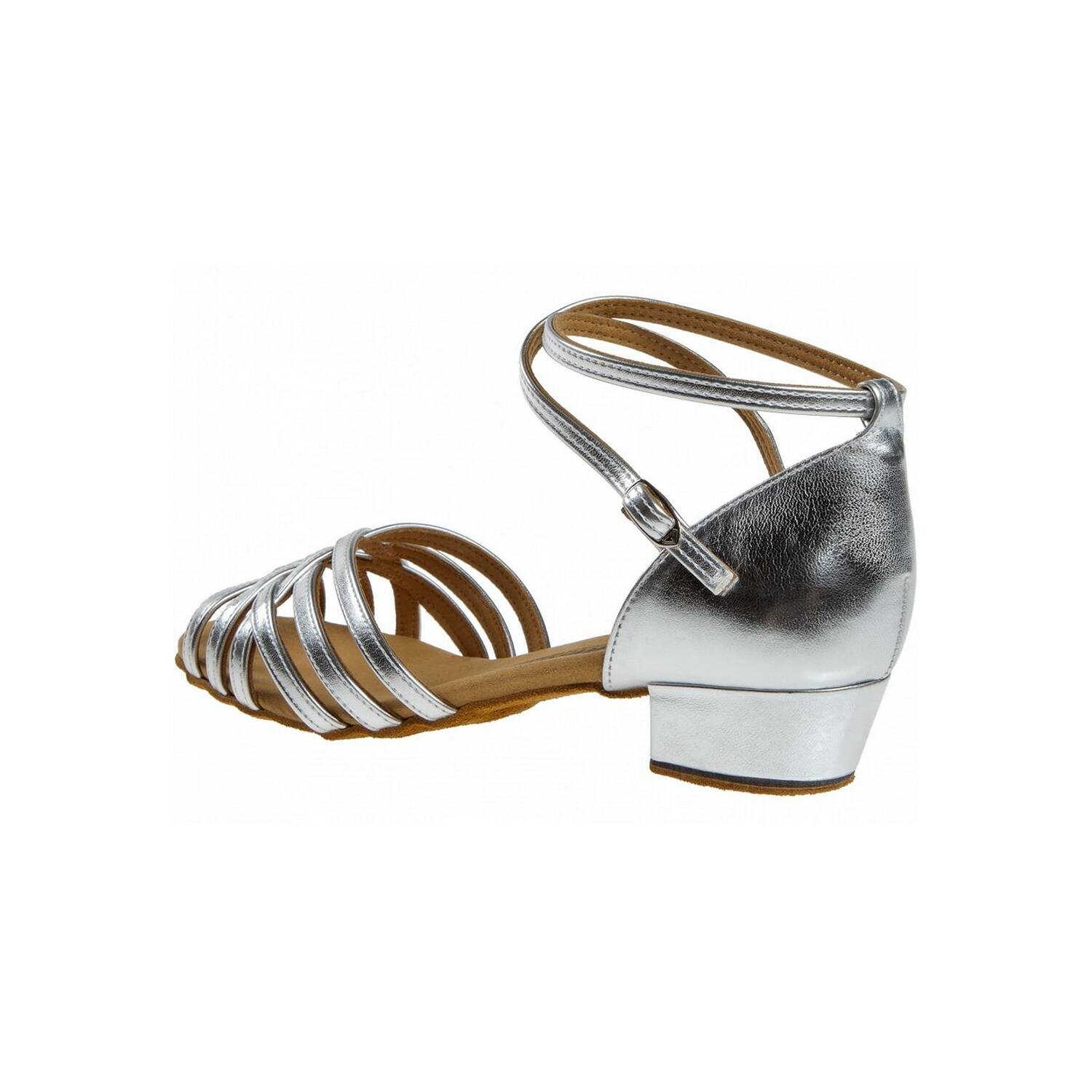 Tanzschuhe silber - Diamant 001-103-040