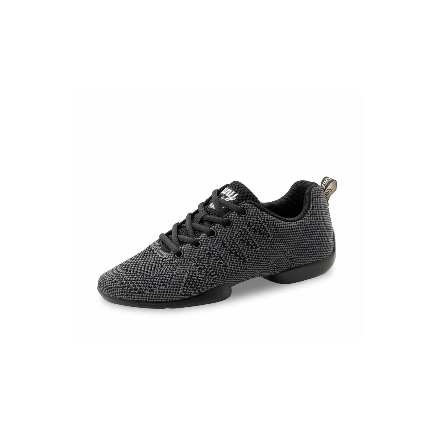 Anna Kern 4050 Suny Herren-Sneaker grau /schwarz LineDance HipHop Training usw.
