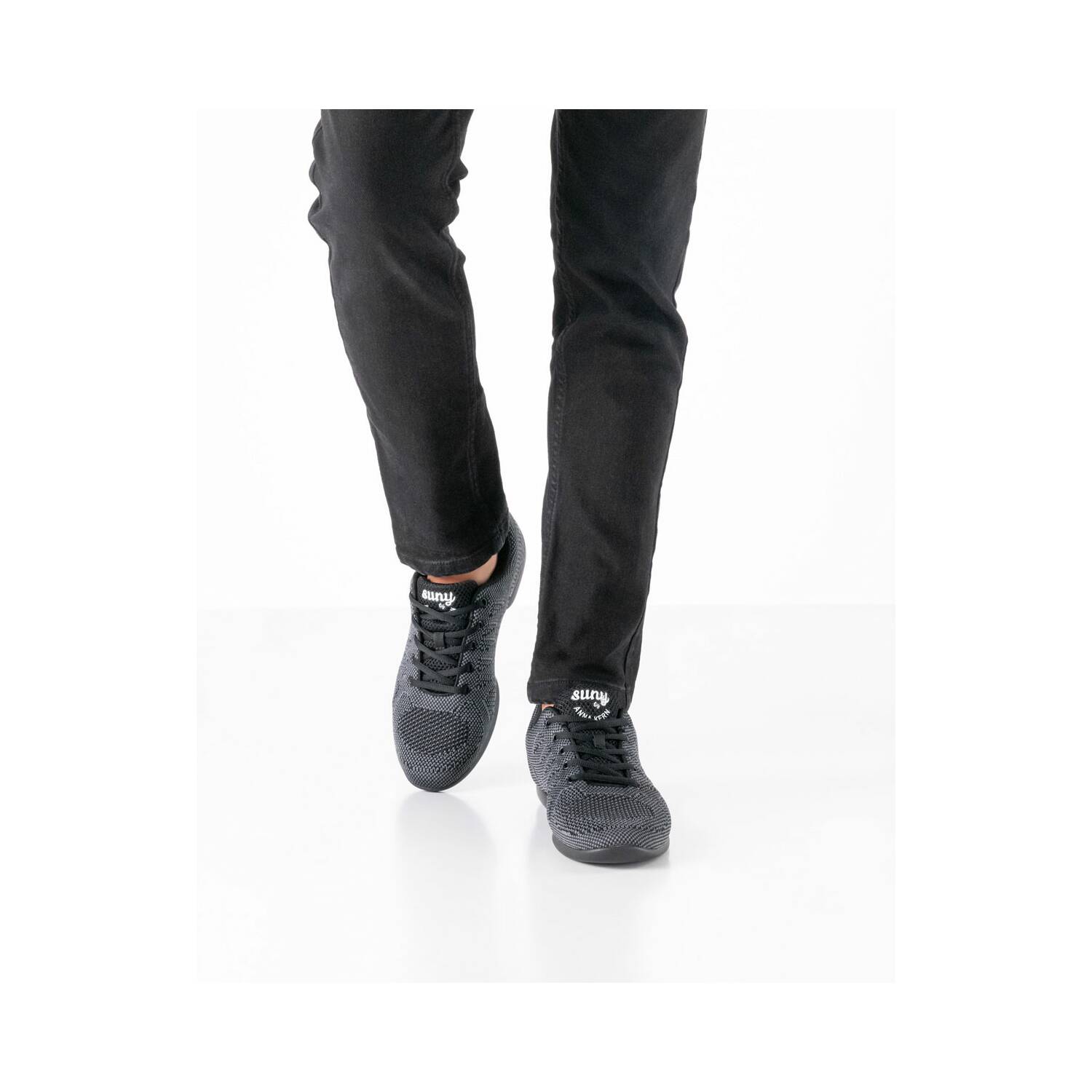 Anna Kern 4050 Suny Herren Sneaker grau/schwarz