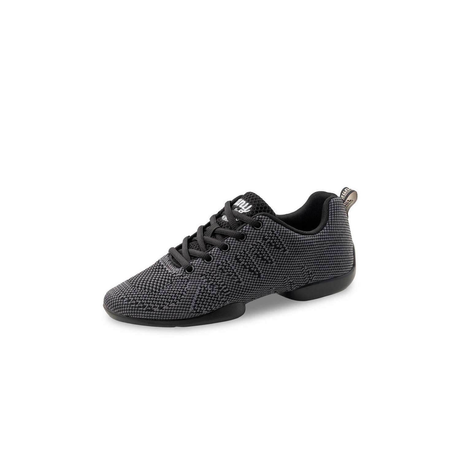 Anna Kern 4050 Suny Herren-Sneaker grau /schwarz LineDance HipHop Training usw.