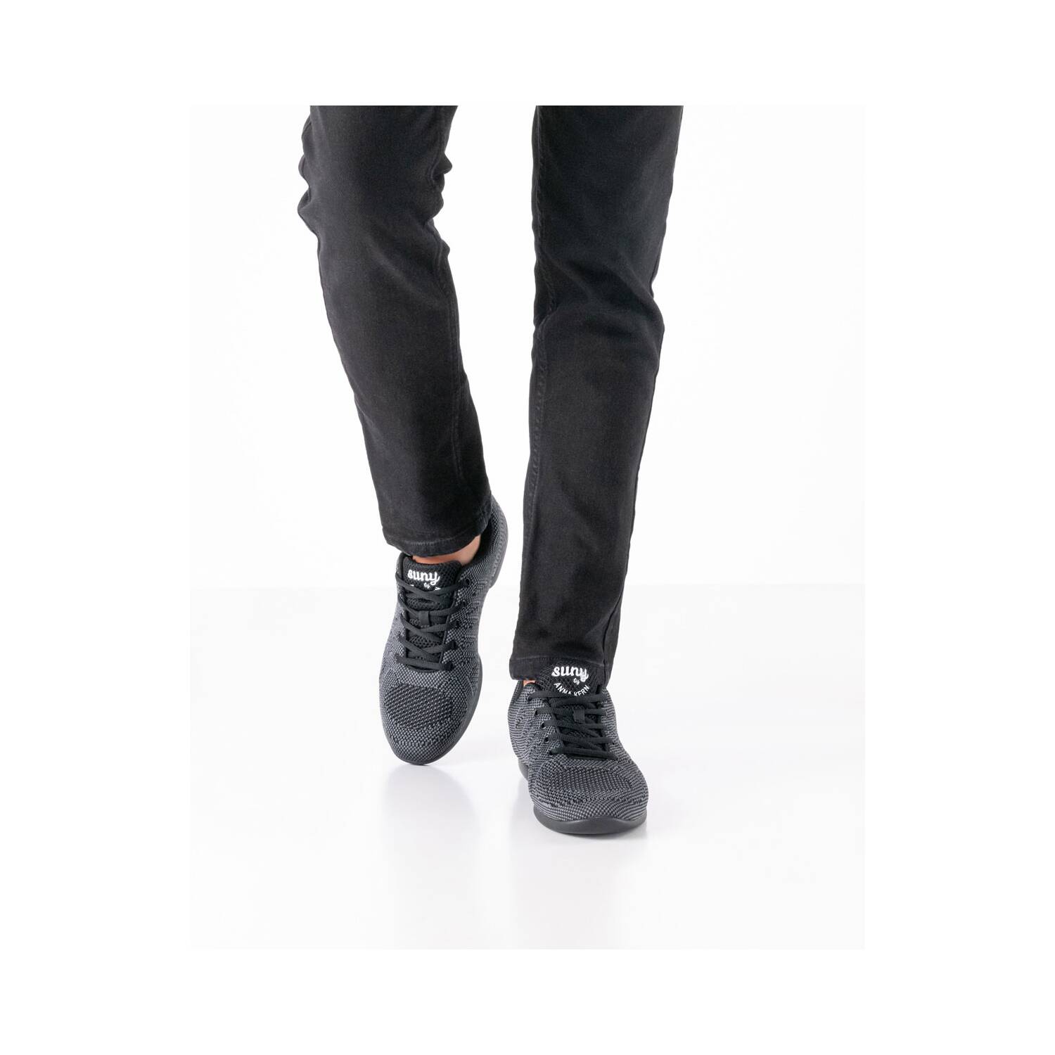 Anna Kern 4050 Suny Herren Sneaker grau/schwarz 7 = 41