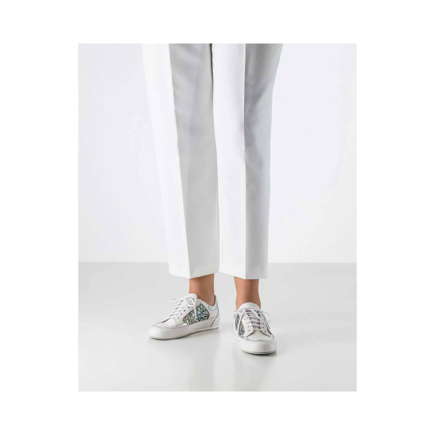 Werner Kern Carol Tanzsneaker weiß-silber
