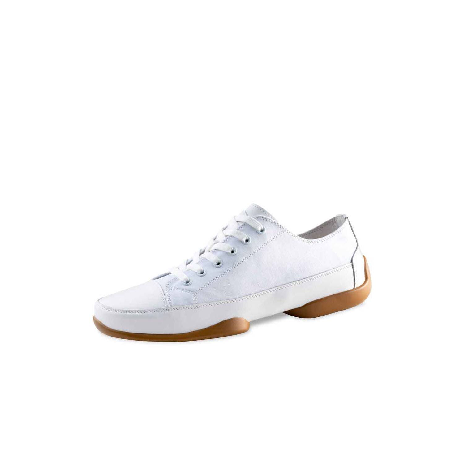 anna kern suny 140 canvas tanzsneaker weiss Drehpunktsohle geteilt
