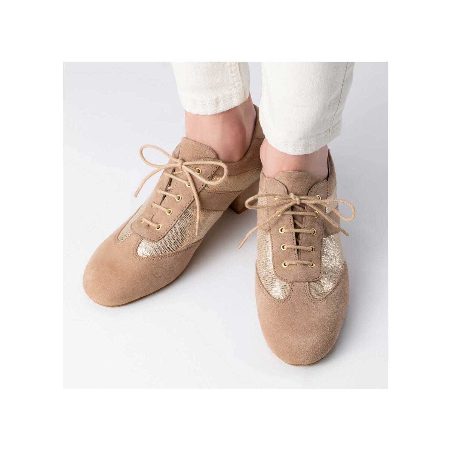 Anna Kern Sandrine Trainer beige-gold