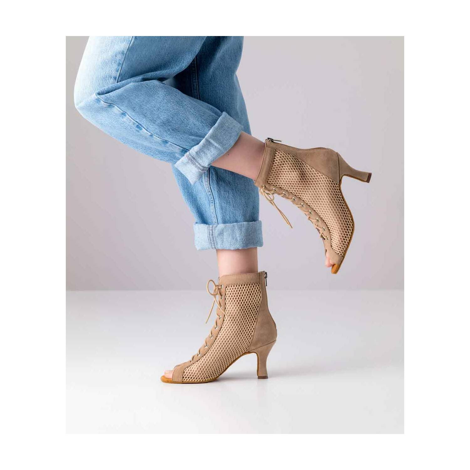 Anna Kern Melisande 6 Tanzstiefellette beige