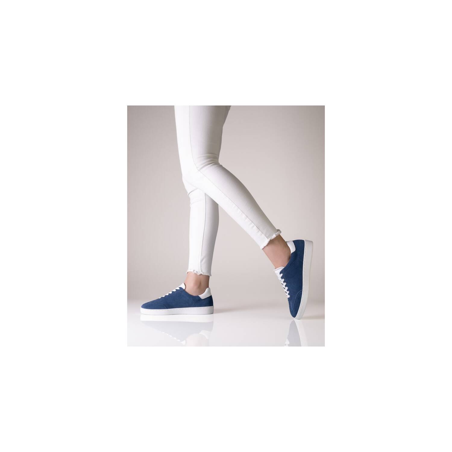 Anna-Kern Tanzsneaker für Damen in Blau-Weiß