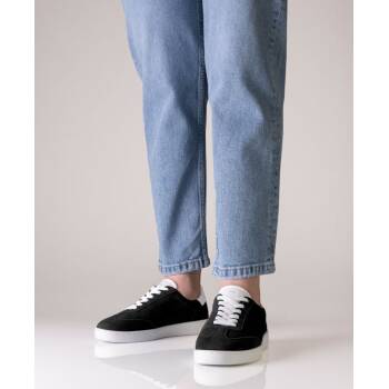 Anna Kern 7015 Suny Tanzsneaker Velour Schwarz