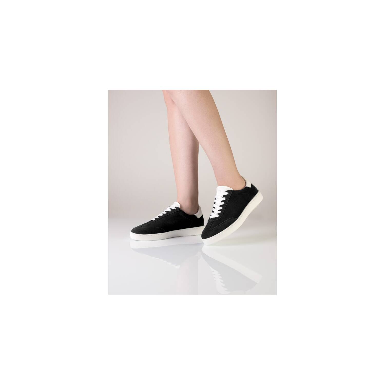 Anna Kern 7015 Suny Tanzsneaker Velour Schwarz 5,5 = 38 2/3