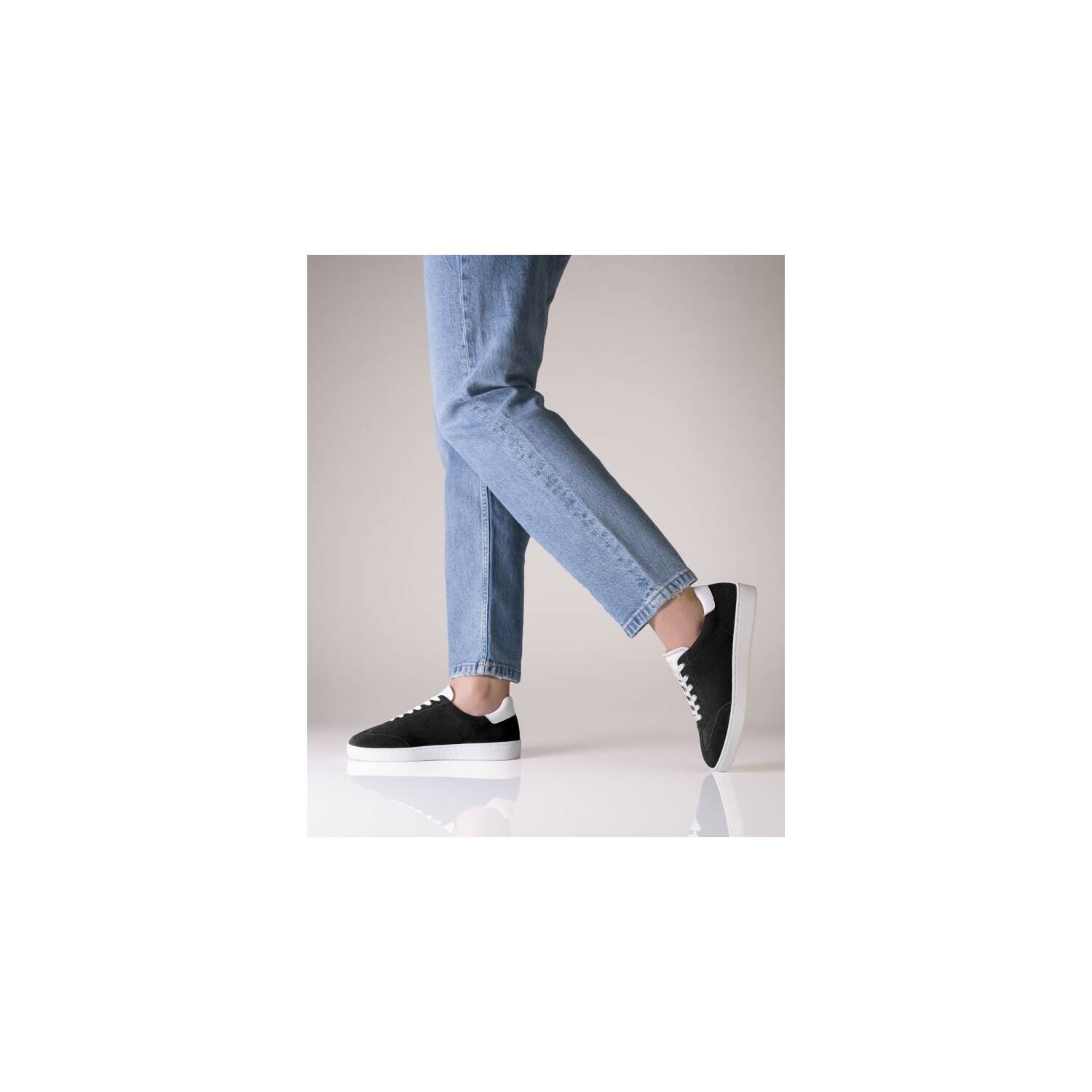 Anna Kern 7015 Suny Tanzsneaker Velour Schwarz 6,5 = 40