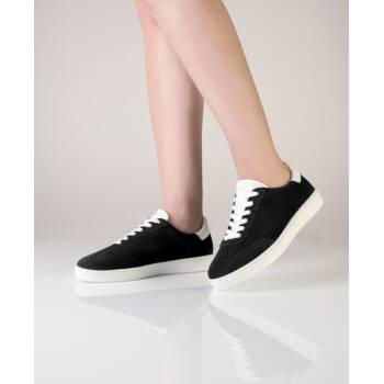 Anna Kern 7015 Suny Tanzsneaker Velour Schwarz 6,5 = 40