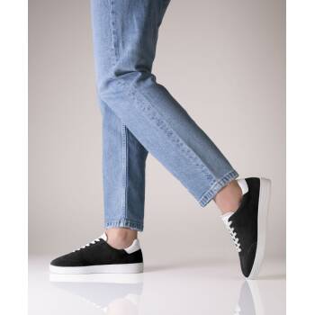 Anna Kern 7015 Suny Tanzsneaker Velour Schwarz 6,5 = 40