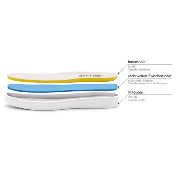 Anna Kern 7020 Suny Tanzsneaker Velour Beige-Weiß 6,5 = 40