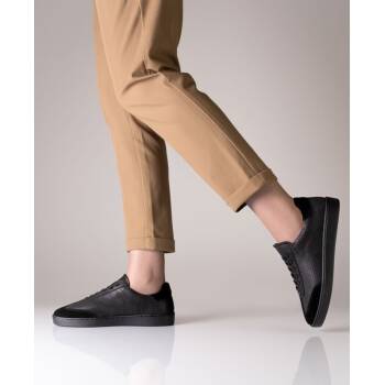 Leder Sportschuhe -  Anna Kern 7030 Schwarz