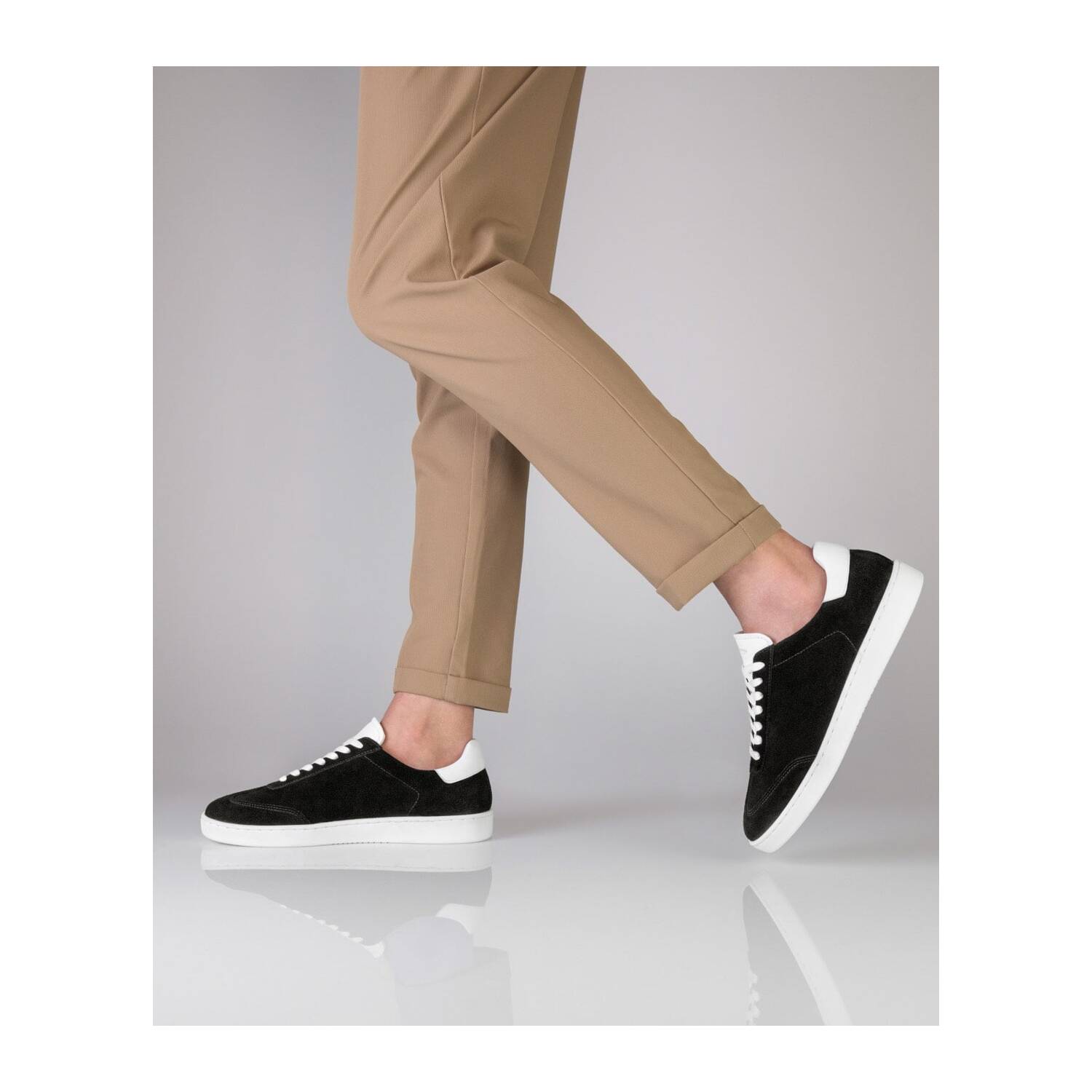 Anna Kern 7415 Suny Herren Tanzsneaker Velour Schwarz 6,5 = 40