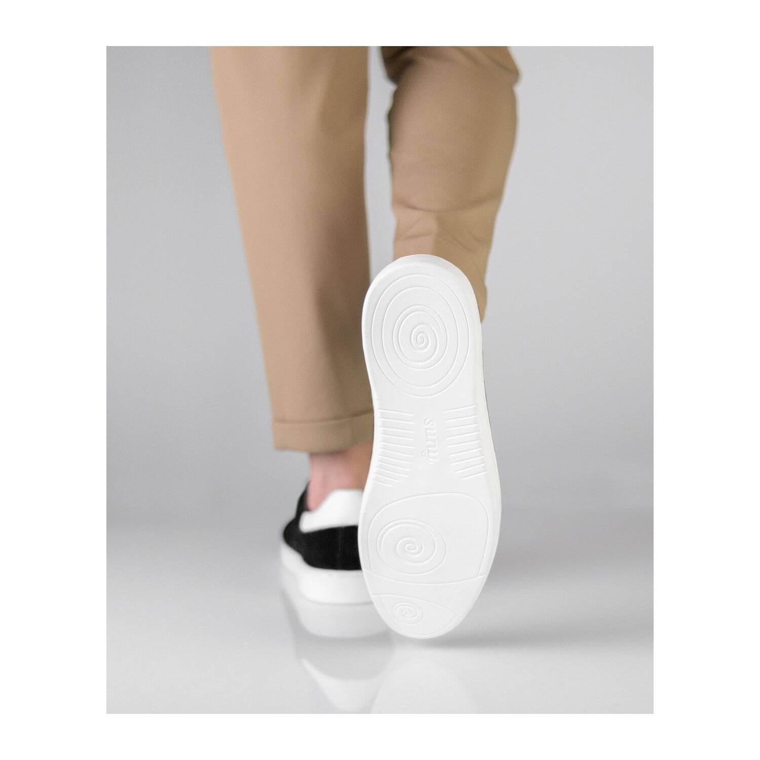 Anna Kern 7415 Suny Herren Tanzsneaker Velour Schwarz 6,5 = 40