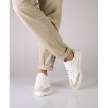 Anna Kern 7420 Suny Herren Tanzsneaker Beige-Weiß