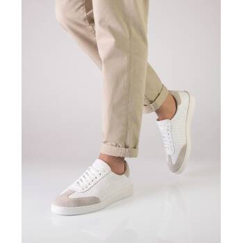 Anna Kern 7420 Leder Tanz-Sneaker in Weiß für Tanz- und Freizeit