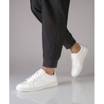 Anna Kern 7425 Suny Leder Tanz-Sneaker in Weiß für Tanz- und Freizeit