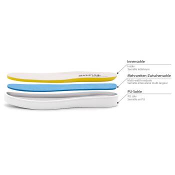 Anna-Kern 7425 Suny Herren Tanz- und Freizeitsneaker in Weiß