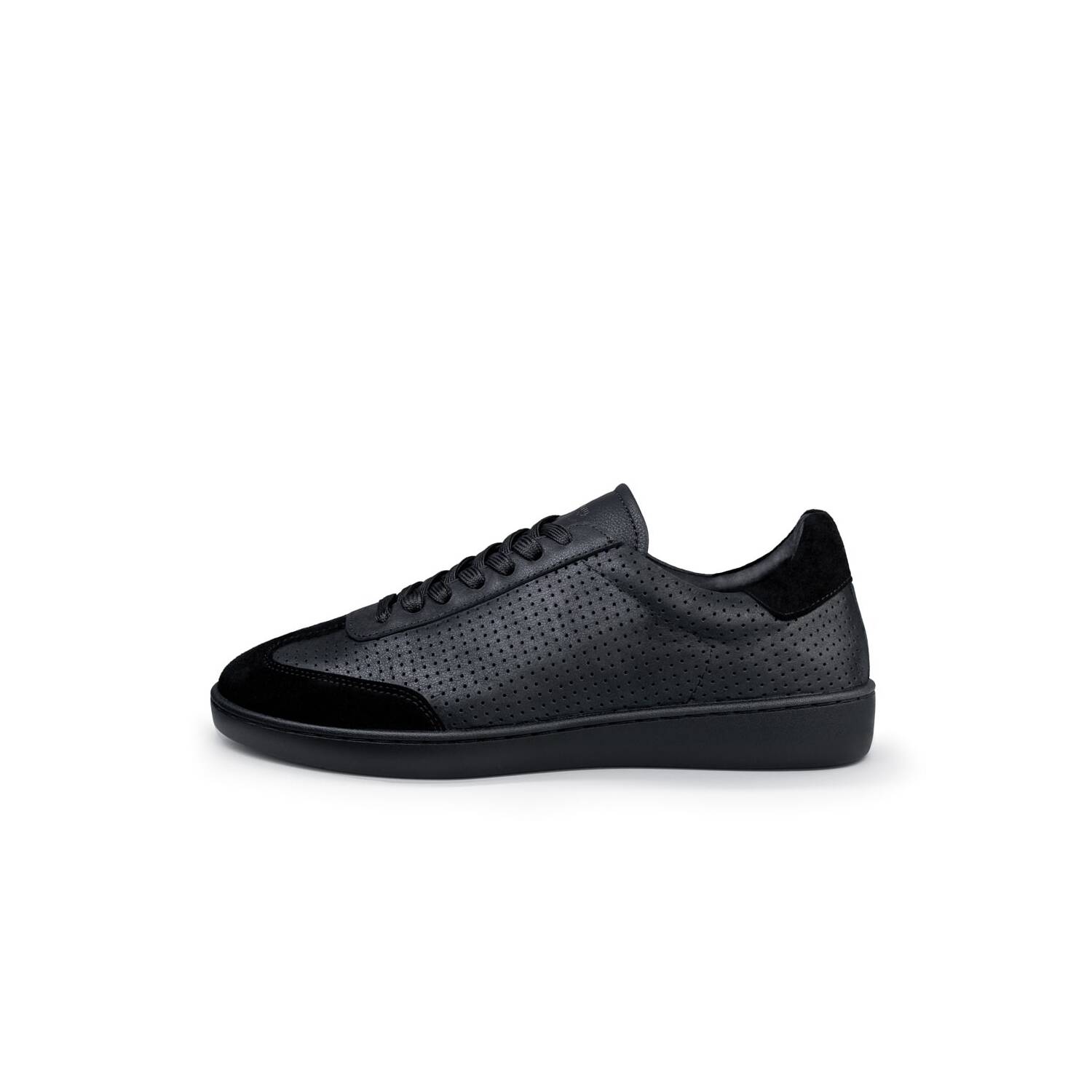 Anna Kern 7430 Herren Sneaker aus Leder in Schwarz für Tanz- und Freizeit