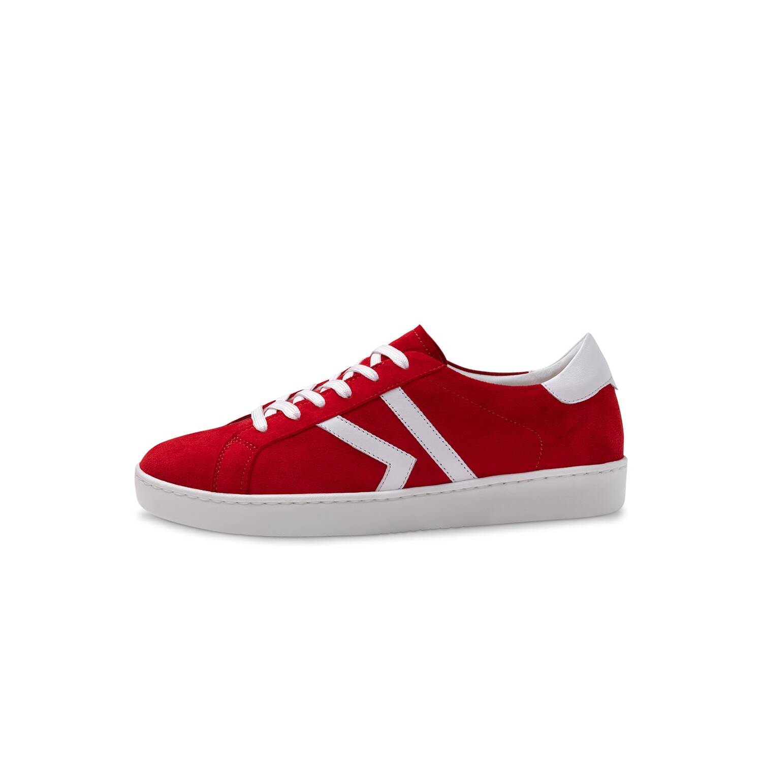 Werner Kern Damen Sneaker Darcey aus rotem Velourleder