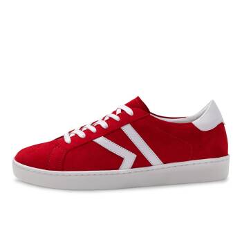 Werner Kern Damen Sneaker Darcey aus rotem Velourleder