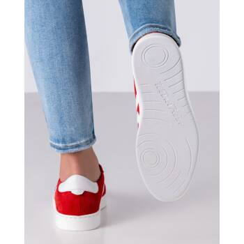 Werner Kern Darcey Damen Tanzsneaker Rot-Weiß 6 = 39 1/3