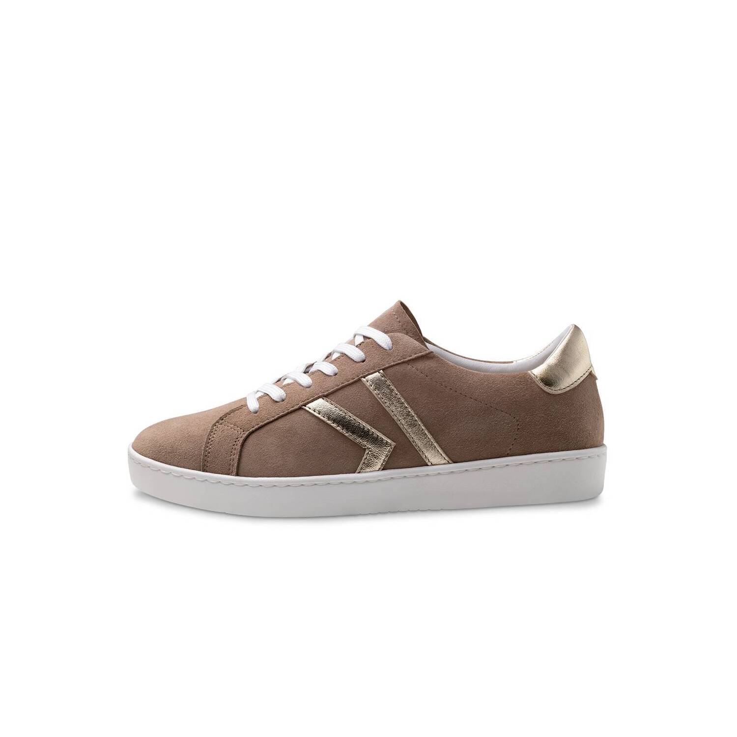 Werner Kern Sneaker für Damen -  Darcey aus beigem Velourleder