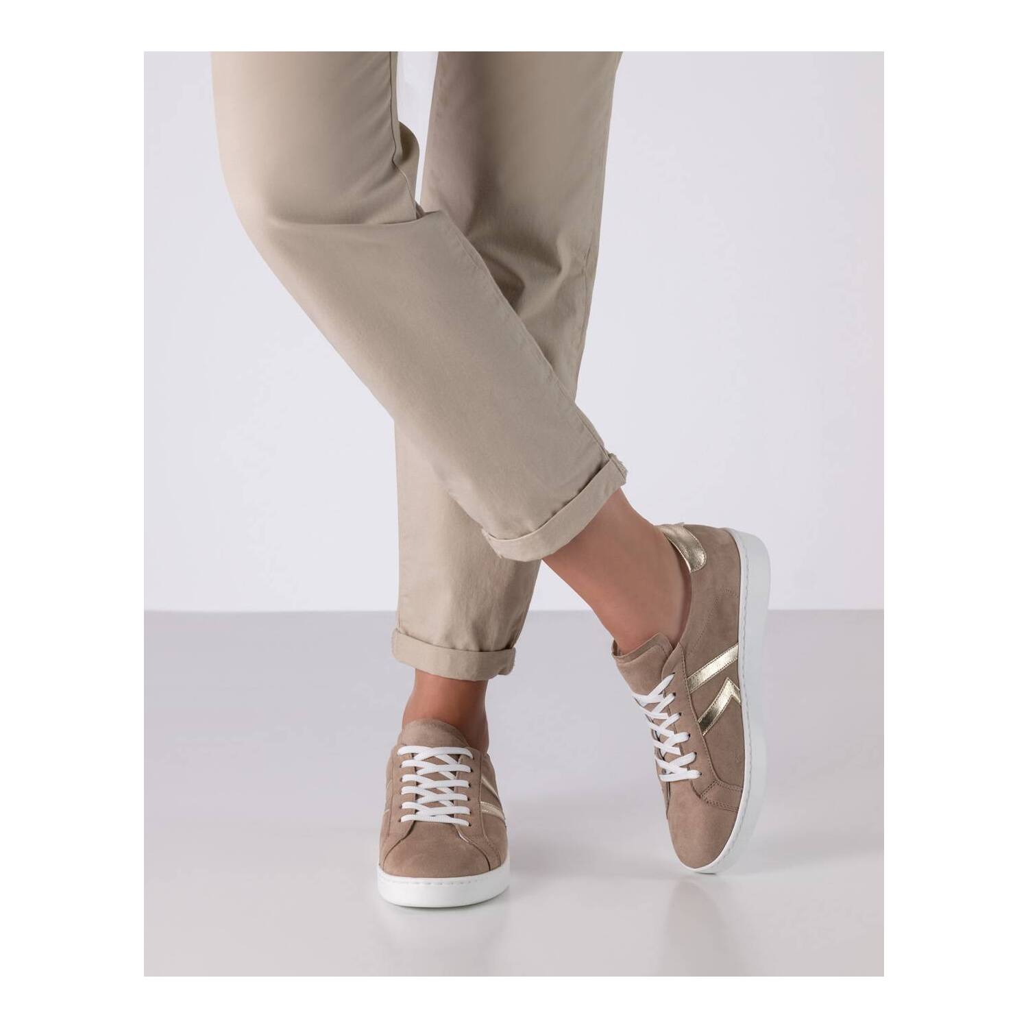 Werner Kern Tanzsneaker für Modell Darcey in Beige