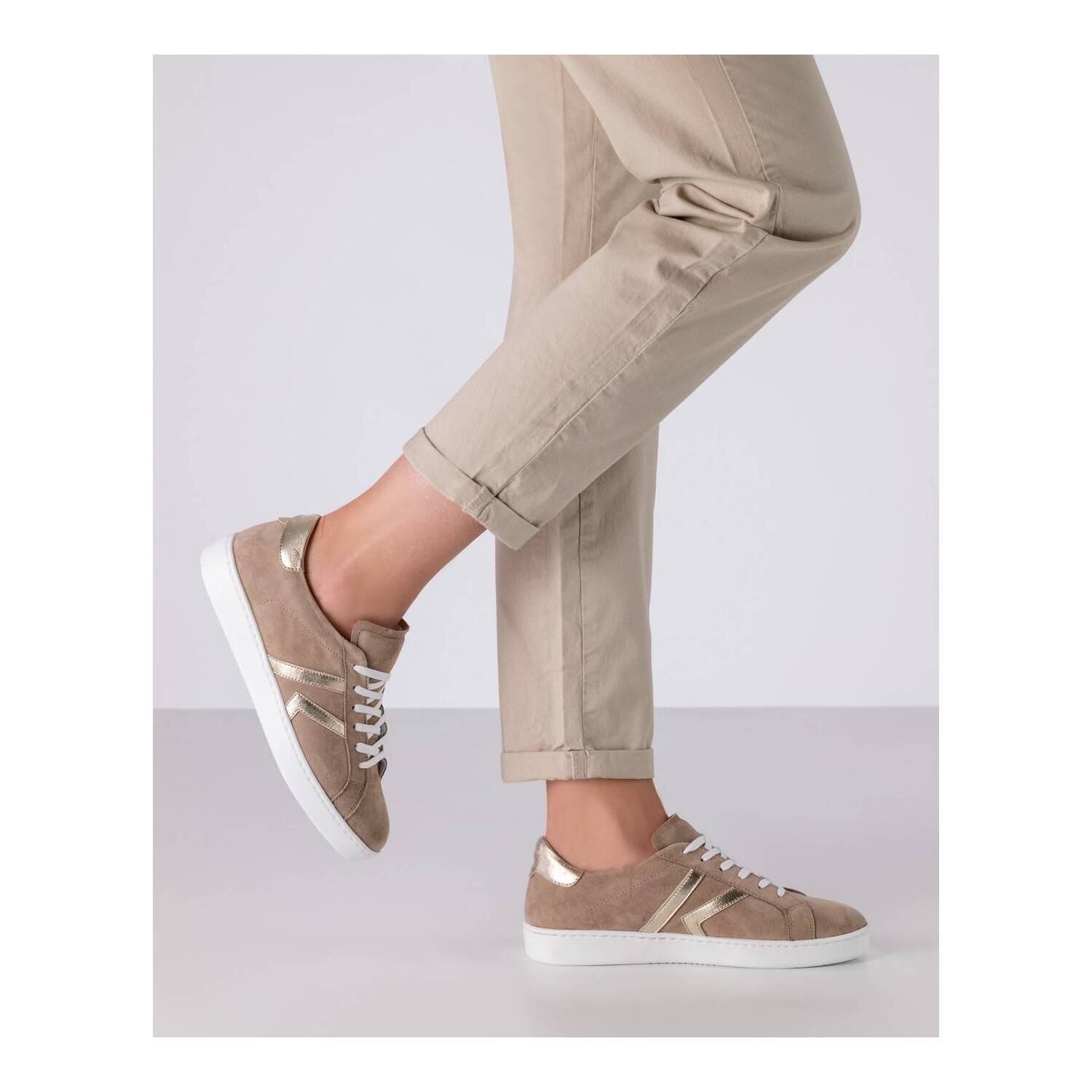 Werner Kern Darcey Damen Tanzsneaker Beige 7,5 = 41 1/3