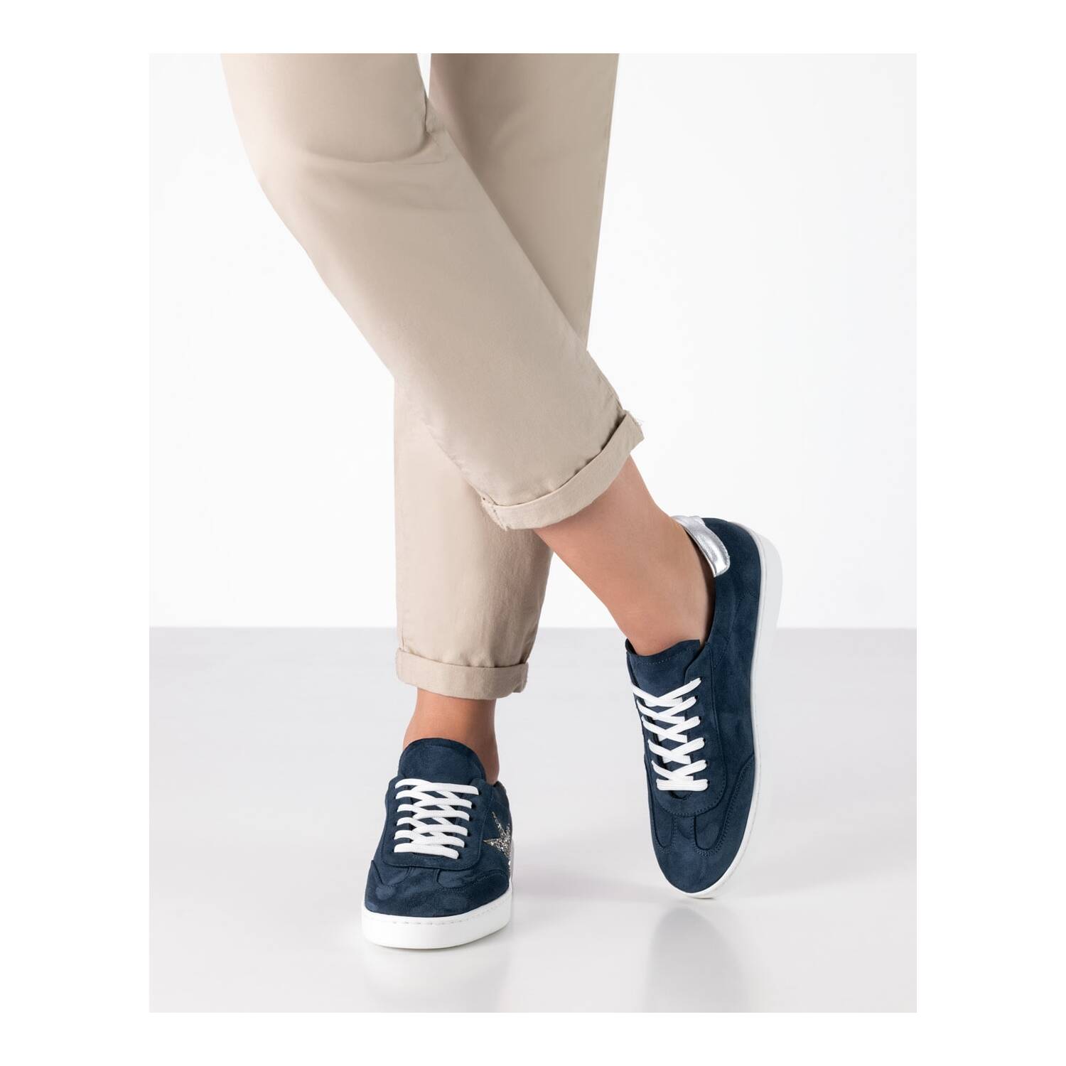 Werner Kern Tanzsneaker Zelda Damensneaker aus Velourleder