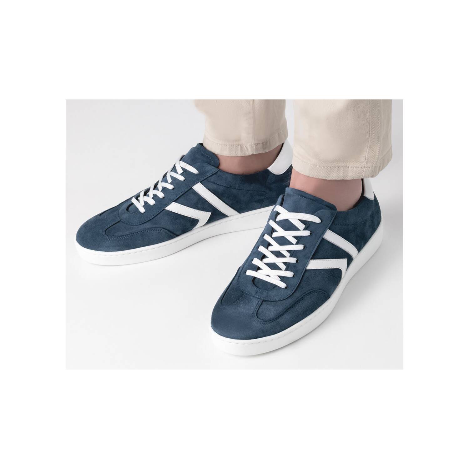 Werner Kern 28074 Sneaker Salerno Denimblau 9,5 = 44