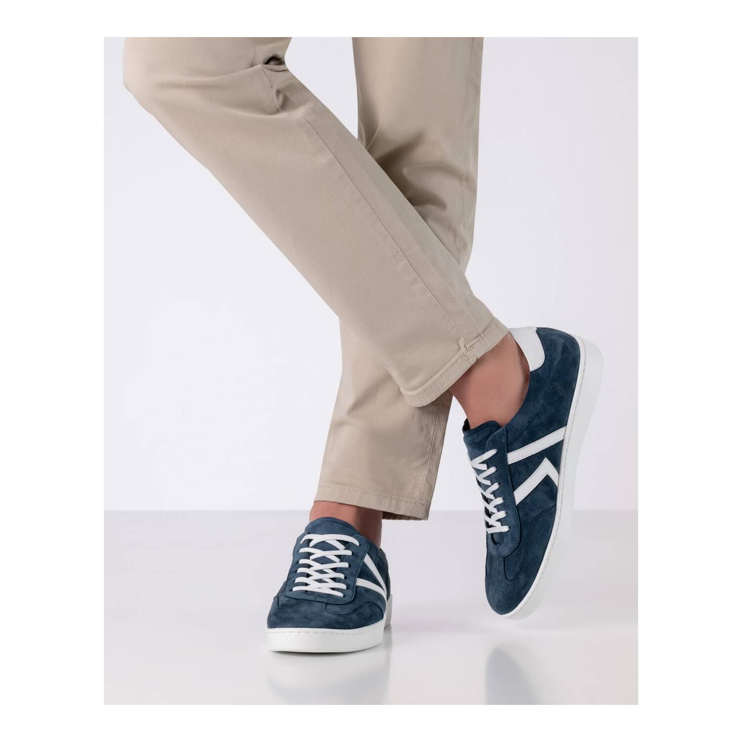 Werner Kern 28074 Sneaker Salerno Denimblau 9,5 = 44