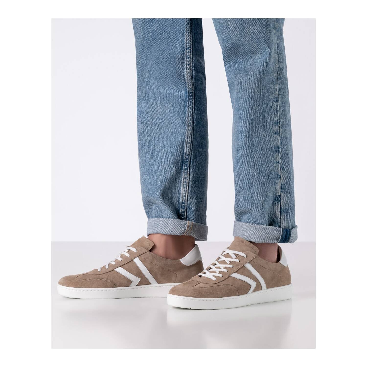 Werner Kern Salerno 28074 Comfort in Beige Velourleder