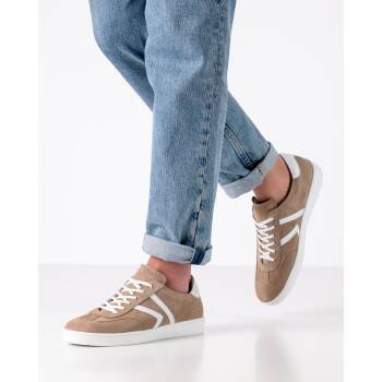 Werner Kern 28074 Salerno Sneaker Comfort in Beige Velourleder