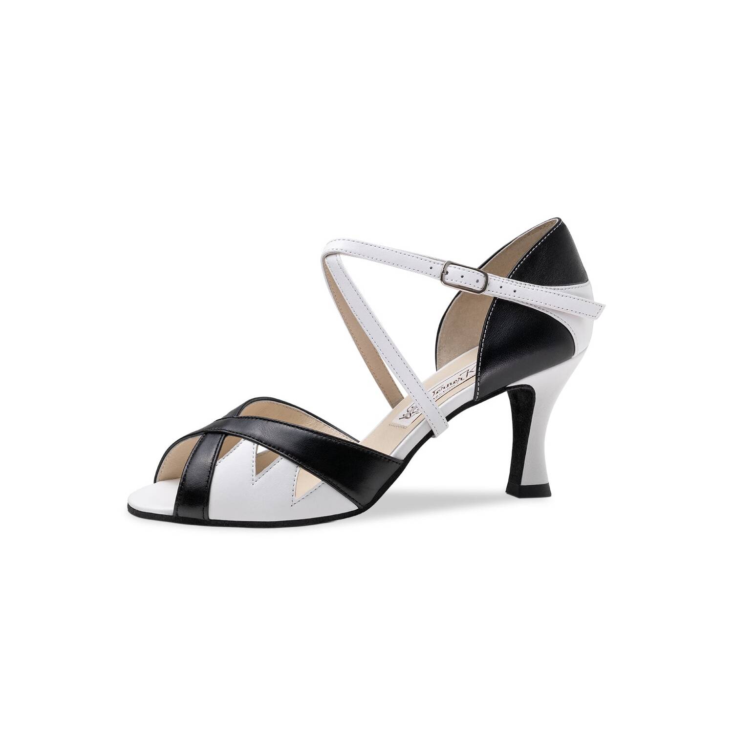 Werner Kern Praisley Damenschuhe in schwarz-weiß