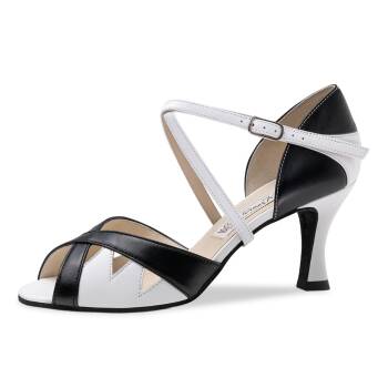 Werner Kern Praisley Damenschuhe in schwarz-weiß