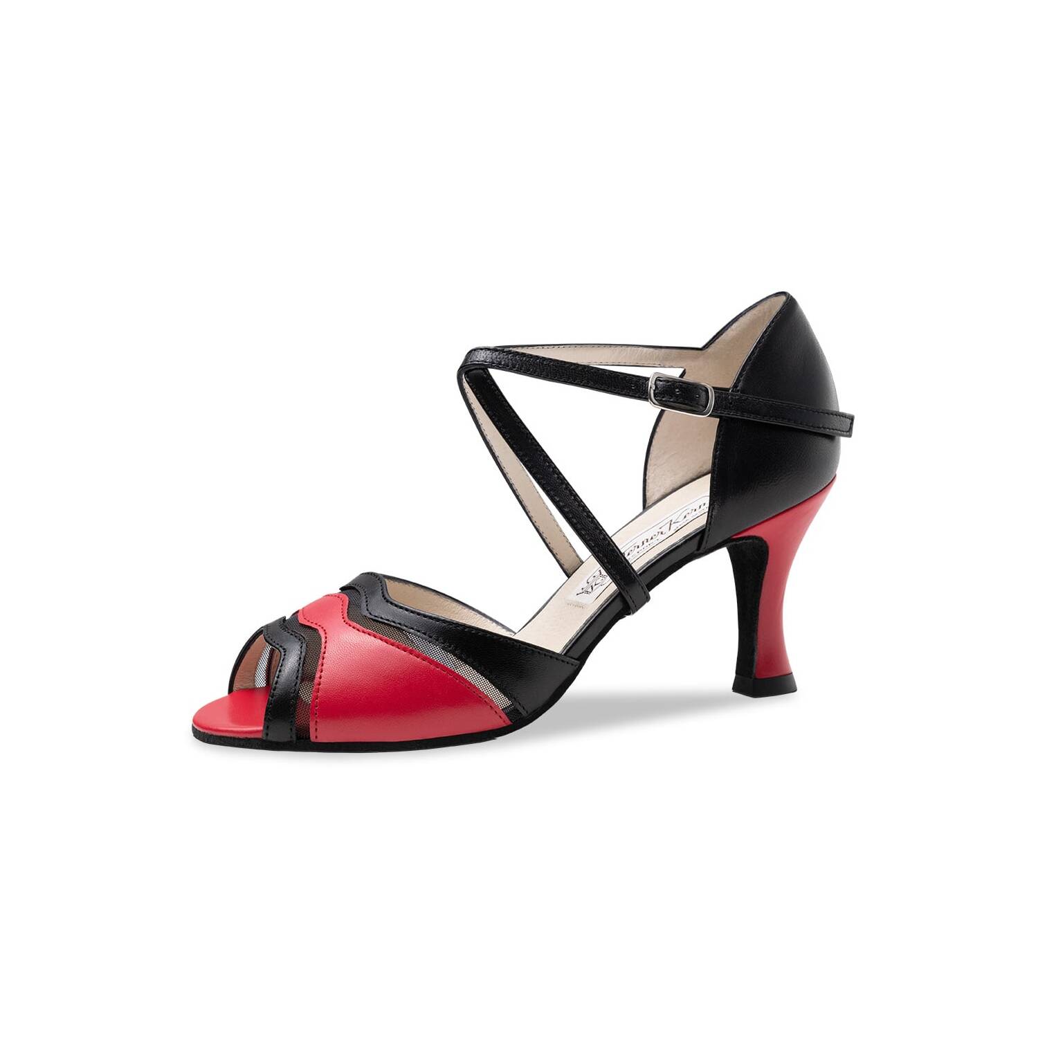 Werner Kern Portia Damenschuhe in schwarz-rot