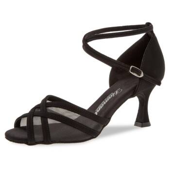 Offene Tanzschuhe schwarz Diamant 035-087-040