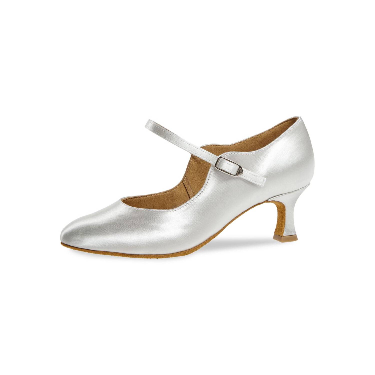 Ansicht Satin Brautschuhe weiß Diamant 050-106-092