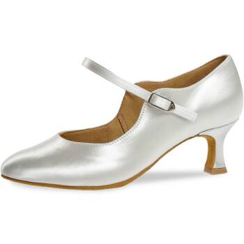 Ansicht Satin Brautschuhe weiß Diamant 050-106-092