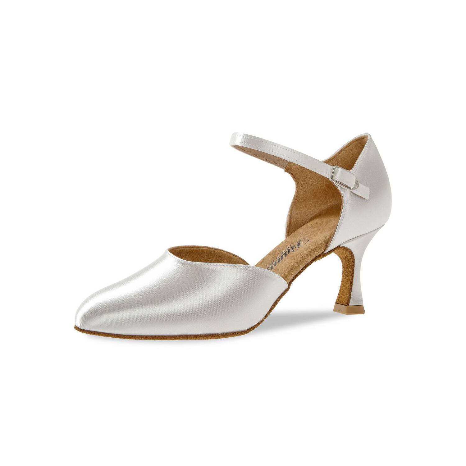 Ansicht Satin Brautschuhe weiß Diamant 050-106-092