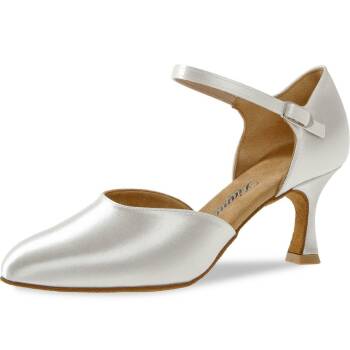 Ansicht Satin Brautschuhe weiß Diamant 050-106-092