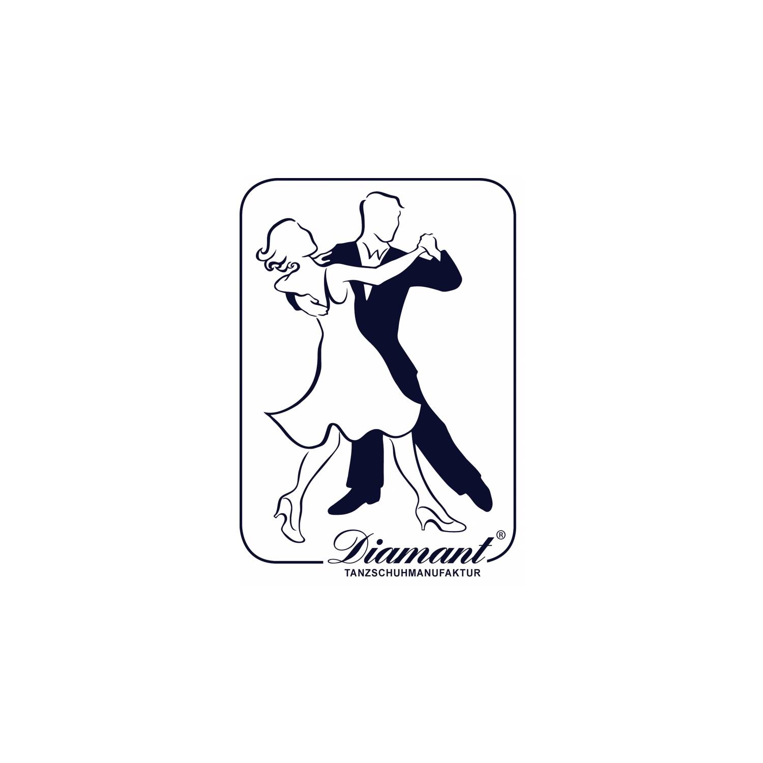 Aufkleber - Freizeit-Tanzpaar - in blau