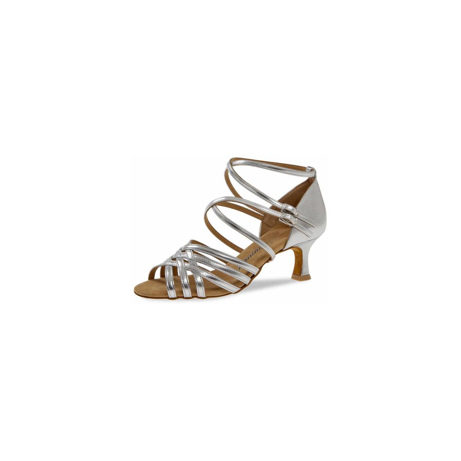 Tanzschuhe silber 108-077-013 5 cm