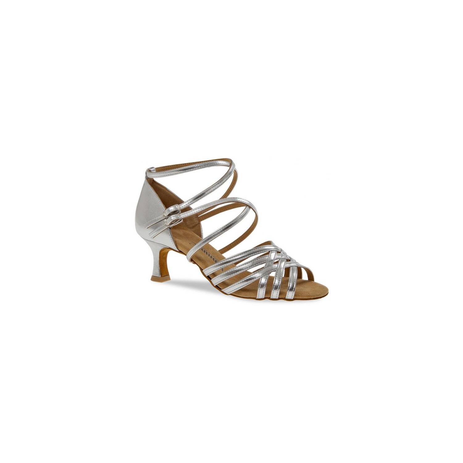 Diamant Tanzschuhe silber 108-077-013