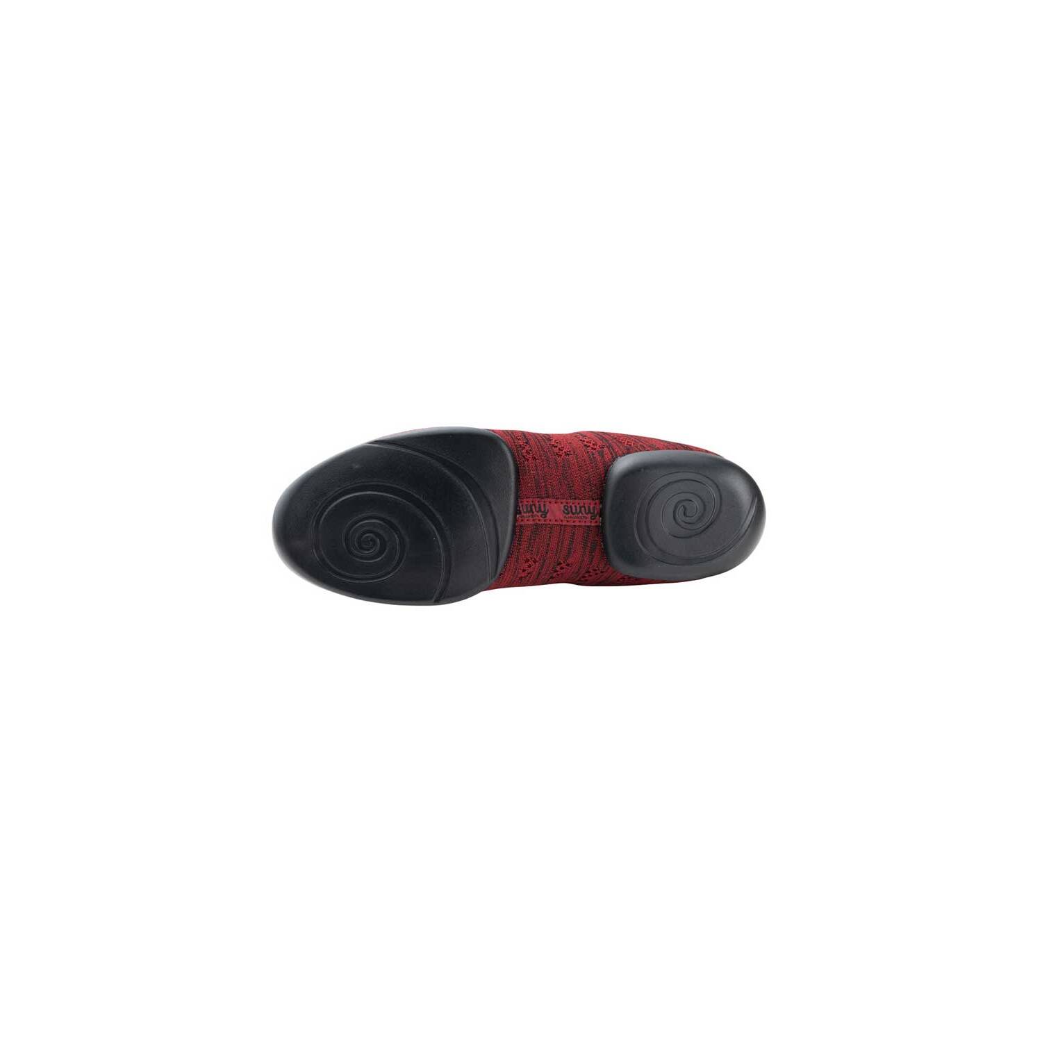 Anna Kern 4035 Bold Herren Tanzsneaker rot/schwarz 9,5 = 44