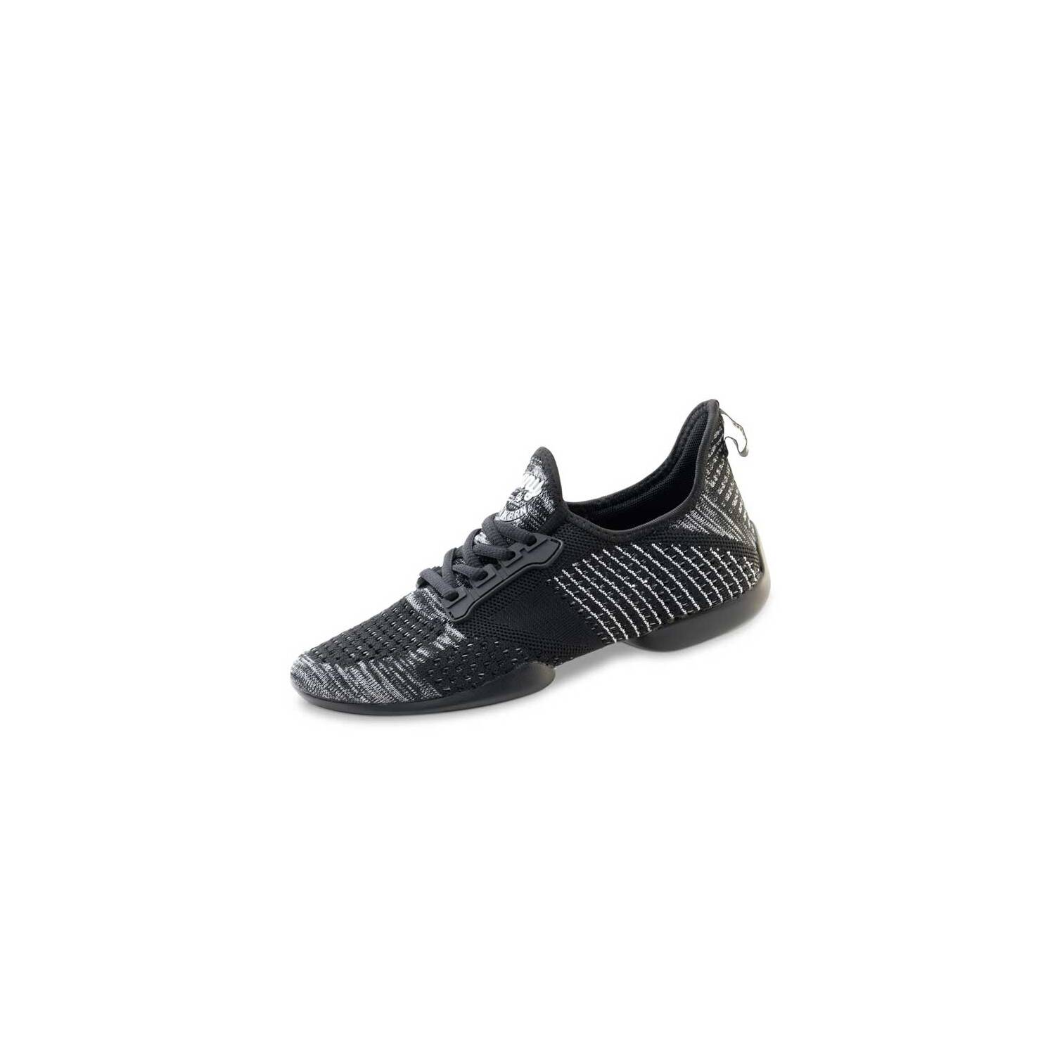 Anna Kern 110 Damen Dancesneaker schwarz-weiss für Zumba®  LineDance HipHop usw. geteilte Drehpunktsohle
